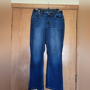 High Rise Maurices Curvy Flare Denim Jeans Size Regular 12